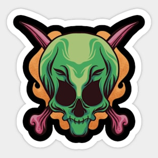 Alien pirates Sticker